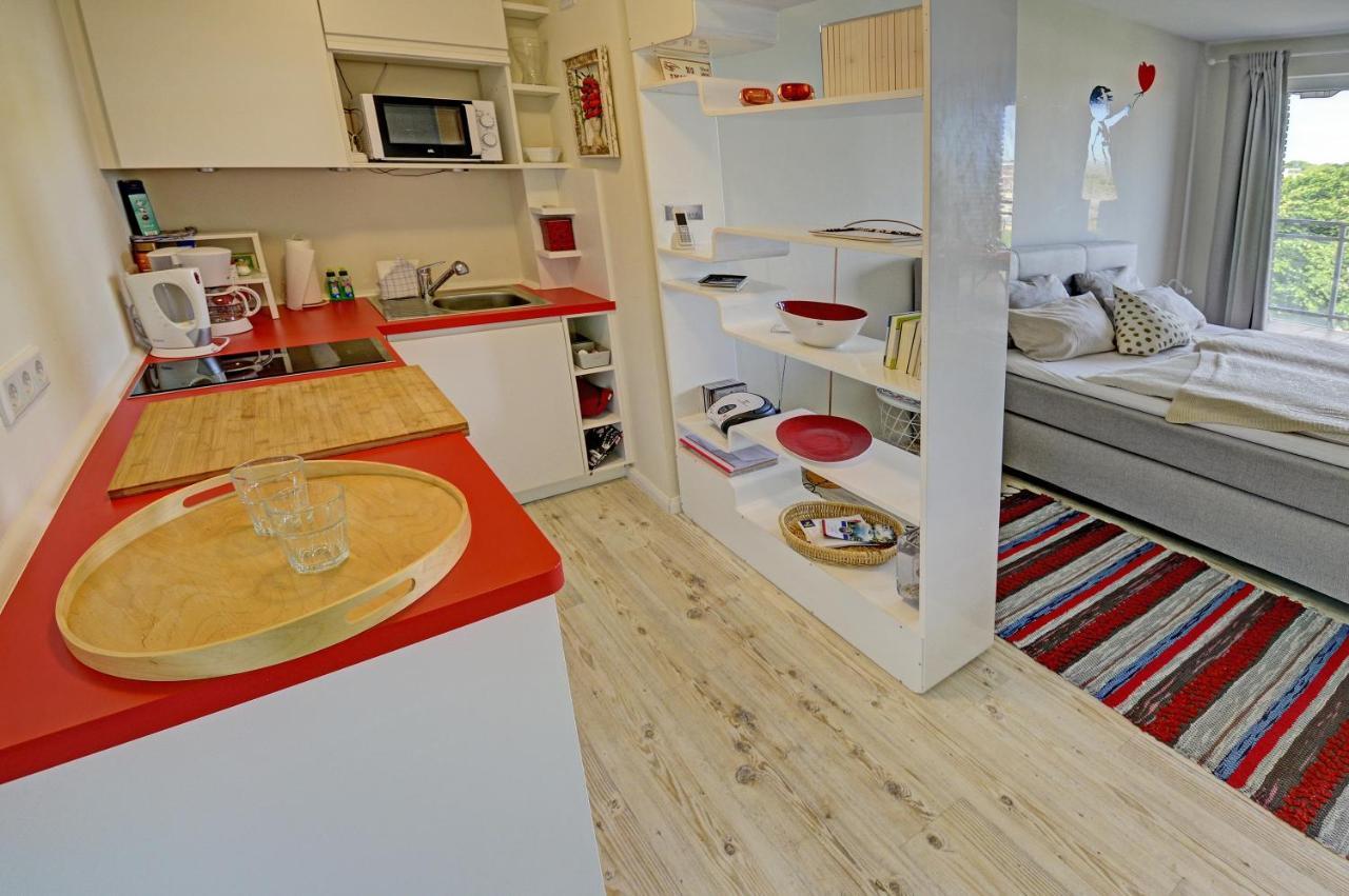 פלאנסבורג Fewo1846 - Flensview - Komfortables Studioapartment Mit Balkon Und Hafenblick מראה חיצוני תמונה