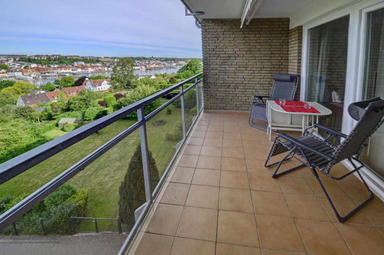 פלאנסבורג Fewo1846 - Flensview - Komfortables Studioapartment Mit Balkon Und Hafenblick מראה חיצוני תמונה